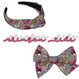 Team Headband/School Girl Bow