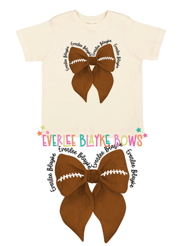 Football Bow Shirt